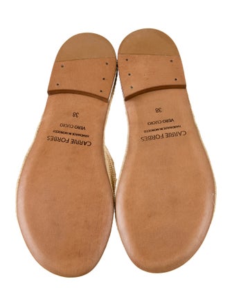 Carrie Forbes Raffia Sandals