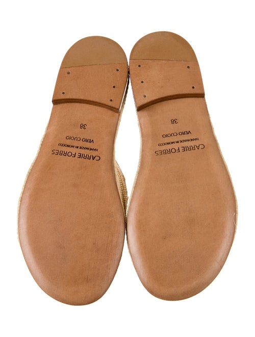 Carrie Forbes Raffia Sandals