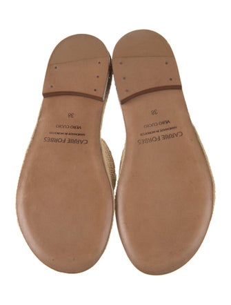 Carrie Forbes Raffia Sandals