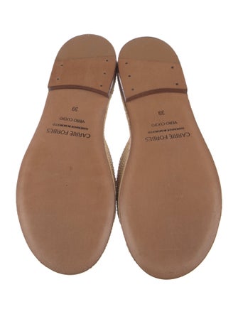 Carrie Forbes Raffia Sandals