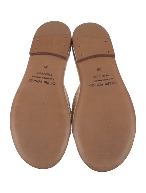 Carrie Forbes Raffia Sandals