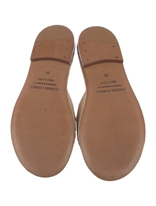 Carrie Forbes Raffia Sandals
