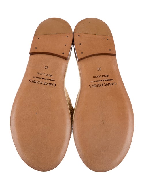 Carrie Forbes Raffia Sandals