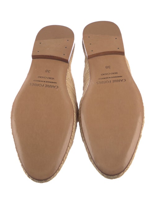 Carrie Forbes Raffia Mules
