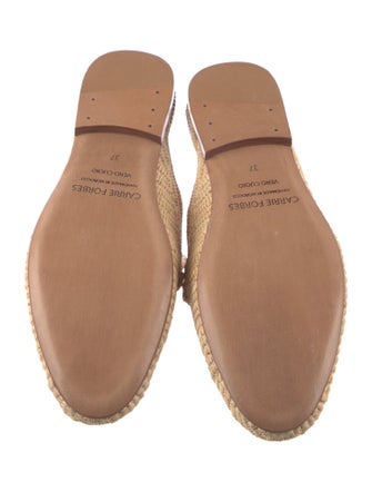 Carrie Forbes Raffia Mules