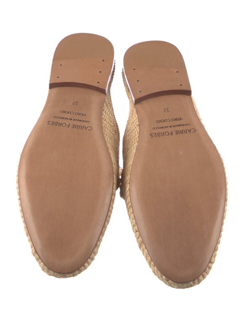 Carrie Forbes Raffia Mules