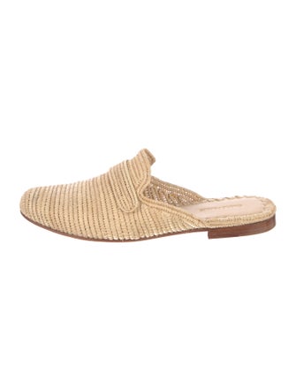 Carrie Forbes Raffia Mules