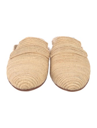 Carrie Forbes Raffia Mules