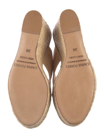 Carrie Forbes Raffia Sandals
