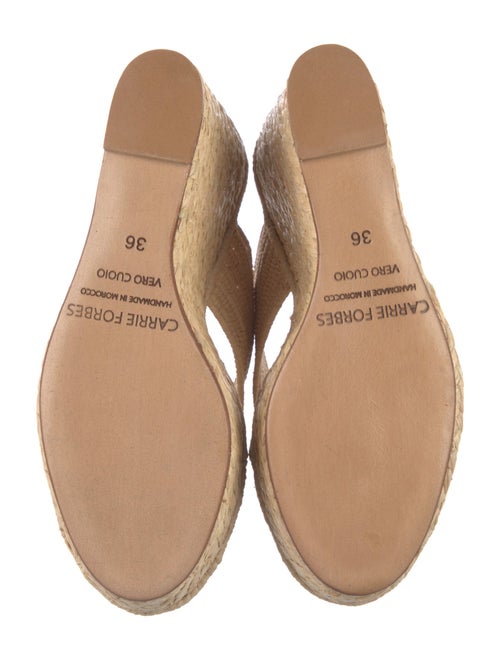 Carrie Forbes Raffia Sandals