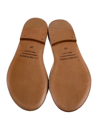 Carrie Forbes Raffia Sandals