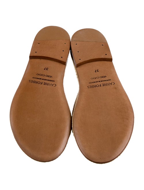 Carrie Forbes Raffia Sandals