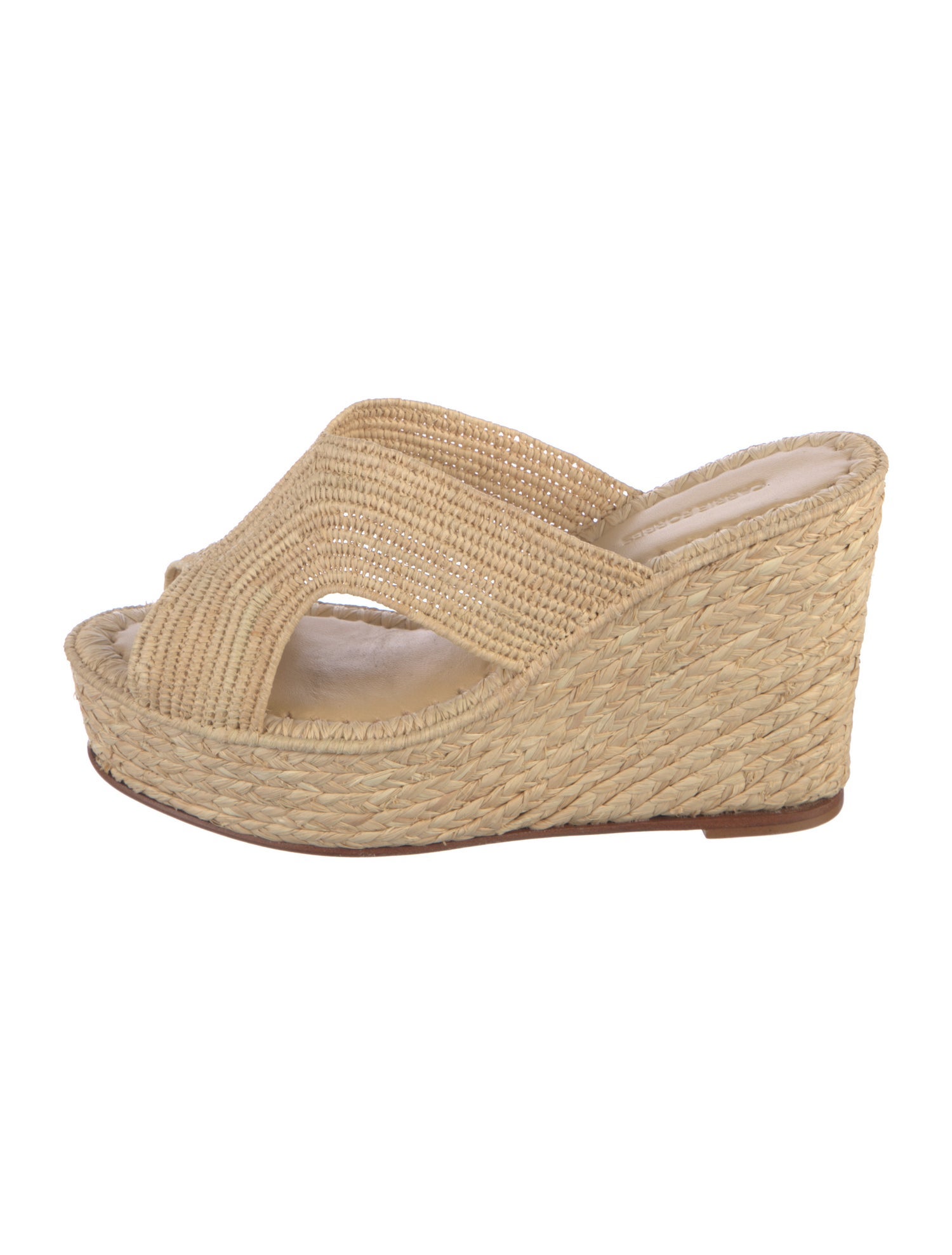 Carrie Forbes Raffia Braided Accents Espadrilles