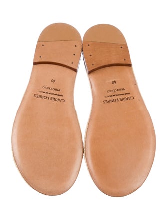Carrie Forbes Raffia Sandals