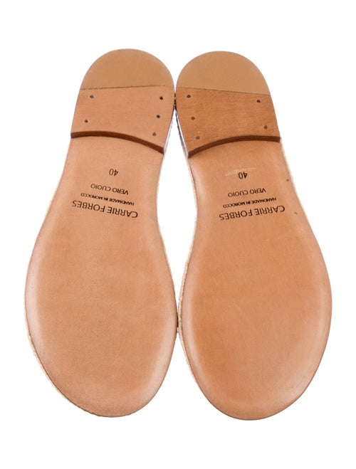 Carrie Forbes Raffia Sandals