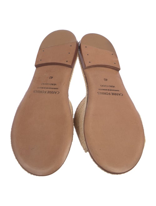 Carrie Forbes Raffia Sandals