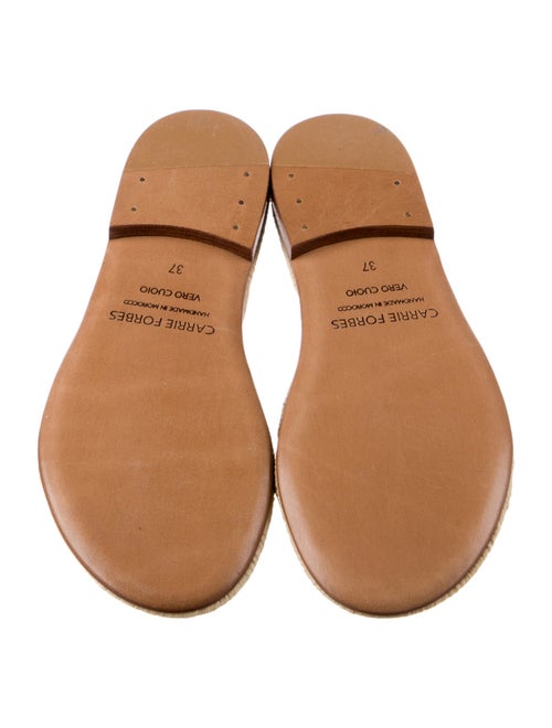 Carrie Forbes Raffia Sandals