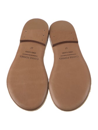 Carrie Forbes Raffia Sandals