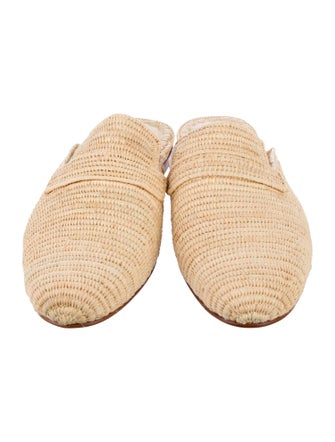 Carrie Forbes Raffia Mules