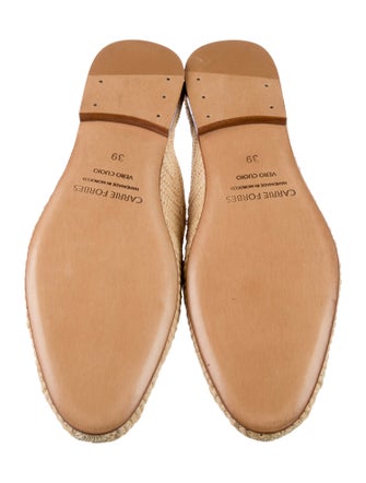 Carrie Forbes Raffia Mules