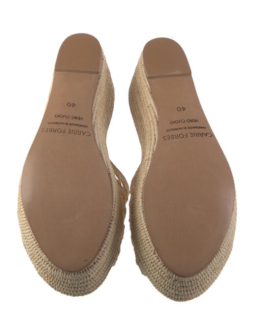 Carrie Forbes Raffia Sandals