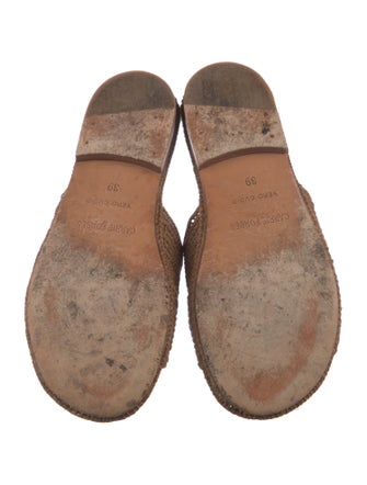 Carrie Forbes Raffia Slides