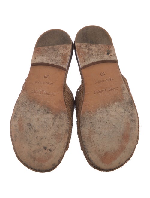 Carrie Forbes Raffia Slides
