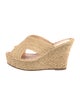 Carrie Forbes Straw Espadrilles