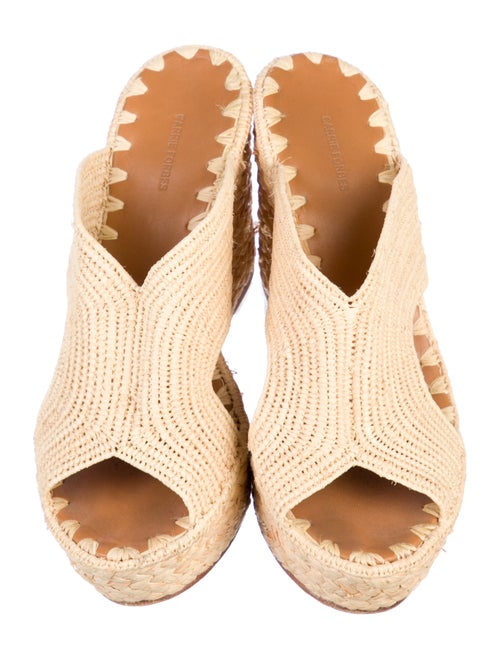Carrie Forbes Straw Espadrilles