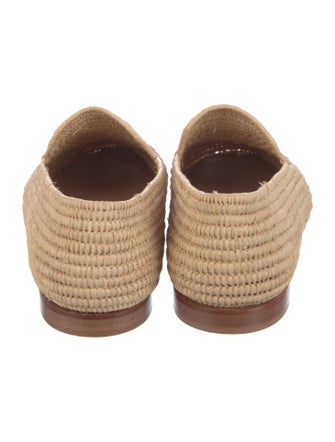 Carrie Forbes Straw Loafers