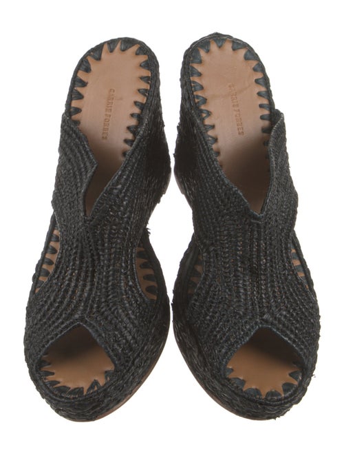 Carrie Forbes Straw Espadrilles