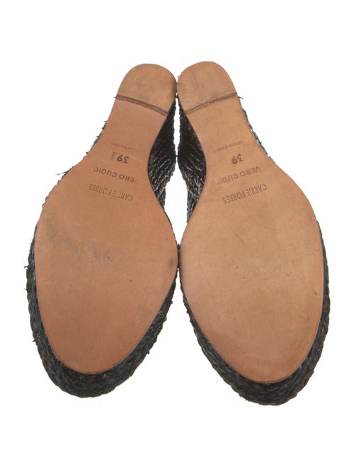 Carrie Forbes Straw Espadrilles