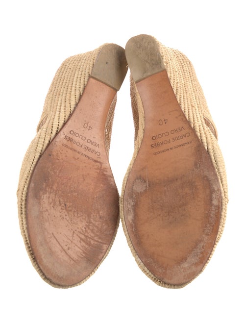 Carrie Forbes Straw Espadrilles