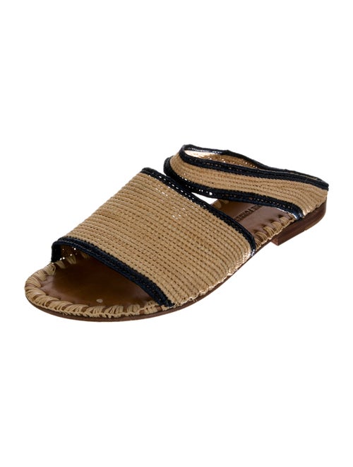 Carrie Forbes Raffia Printed Slides