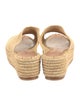 Carrie Forbes Straw Espadrilles