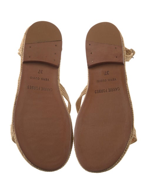 Carrie Forbes Leather Printed Espadrilles