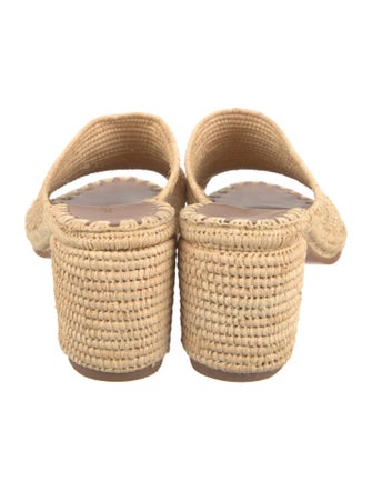 Carrie Forbes Straw Espadrilles