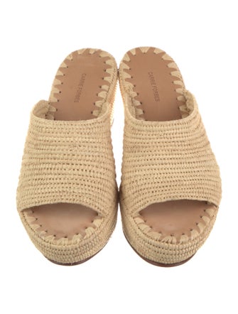 Carrie Forbes Straw Espadrilles