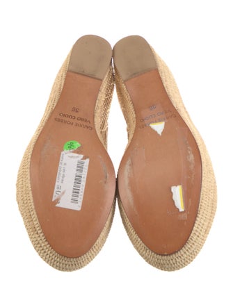 Carrie Forbes Straw Espadrilles