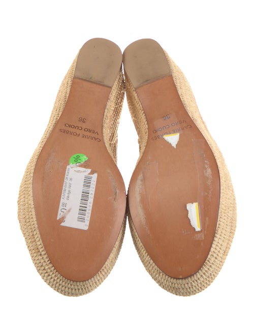 Carrie Forbes Straw Espadrilles