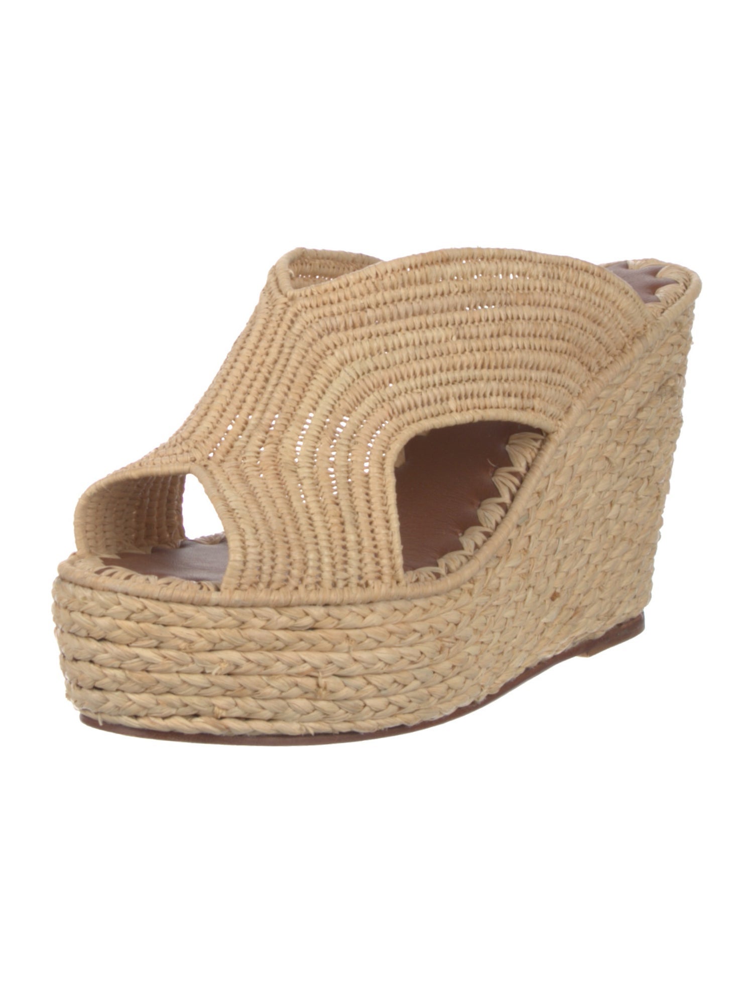 Carrie Forbes Straw Espadrilles