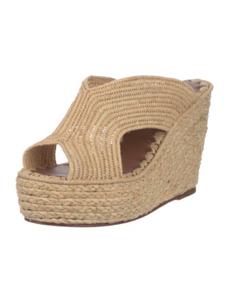 Carrie Forbes Straw Espadrilles