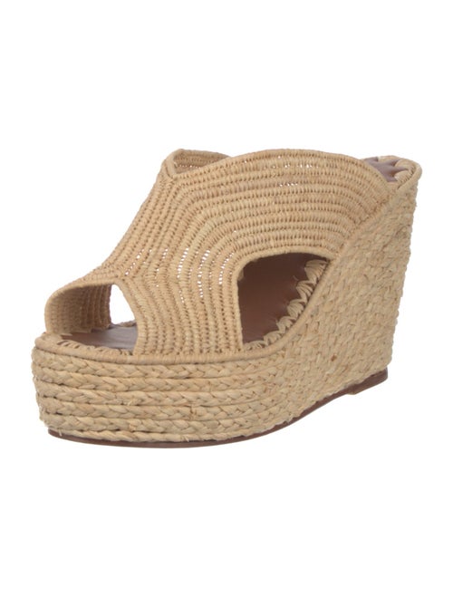 Carrie Forbes Straw Espadrilles