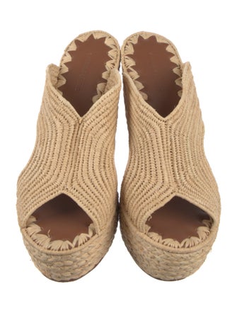 Carrie Forbes Straw Espadrilles