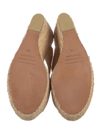 Carrie Forbes Straw Espadrilles