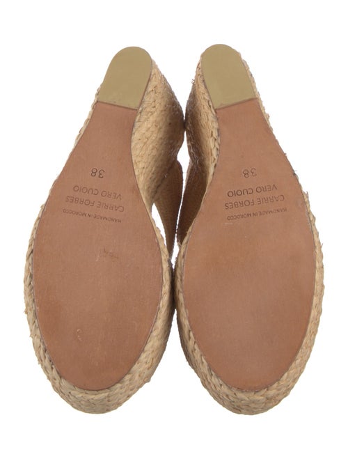 Carrie Forbes Straw Espadrilles