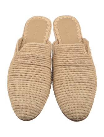 Carrie Forbes Straw Mules