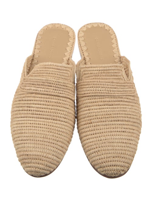 Carrie Forbes Straw Mules