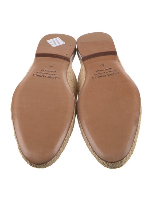 Carrie Forbes Straw Mules