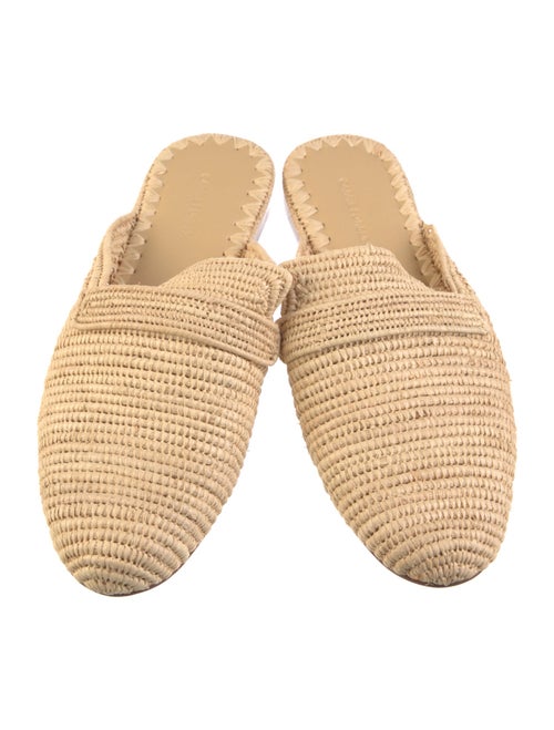 Carrie Forbes Raffia Mules